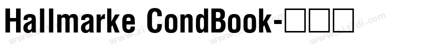 Hallmarke CondBook字体转换